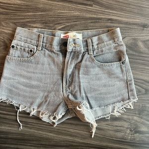 Levi’s denim shorts in Light gray - very soft